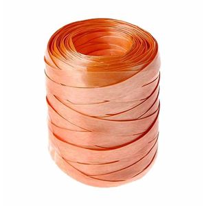 Fitilho para Presente 5mm x 50m Laranja 0011 Emfesta - 10RL