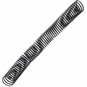 Espiral Plástico para Encadernação 50mm Preto Oficio 72 Lassane - 12UN