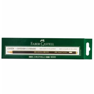 Lápis 9000 4B Castell (Regente) Faber-castell - 12UN
