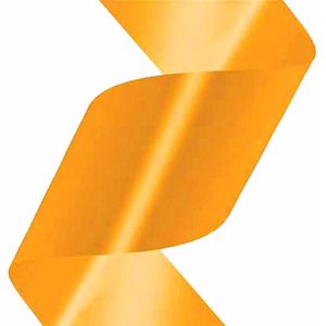 Fita para Presente Lisa 15mm x 50m Laranja 0011 Emfesta - RL