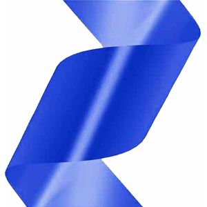 Fita para Presente Lisa 30mm x 50m Azul Escuro 0008 Emfesta - RL