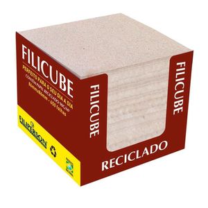 Bloco Lembrete 86x86mm Filicube Natural 650 Folhas 2237 Filipaper Filipaper - BL