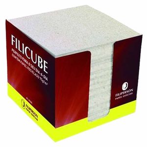 Bloco Lembrete 86x86mm Filicube Natural 650 Folhas 2237 Filipaper Filipaper - BL