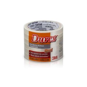 Fita Adesiva 12x40 Transparente PP Durex 9370 3m - 6RL