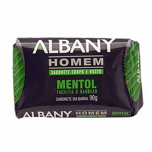 Sabonete Homem Corpo Rosto Mentol 85g 2404 Albany - UN