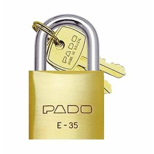 Cadeado 35mm Latão com Chave 0017 Pado - UN