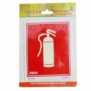 Adesivo Sinalizador Pvc Extintor Agua Indika - UN