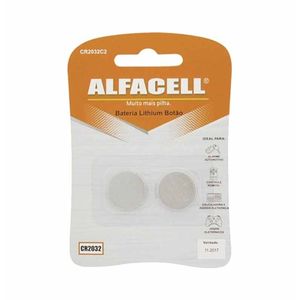 Bateria Lithium 3V CR2032C2 Alfacell - 2UN