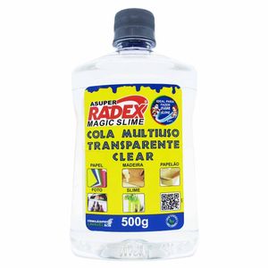 Cola Transparente Multiuso Slime 500g Radex - UN