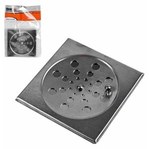 Ralo Inox Quadrado 10x10 1152 Bestfer - UN