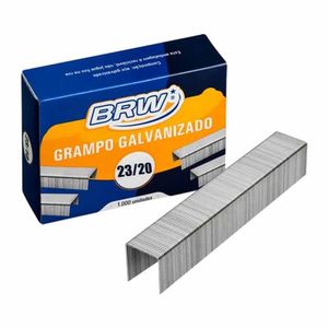 Grampo para Grampeador 23/20 Galvanizado GR2320 Brw - 1000UN