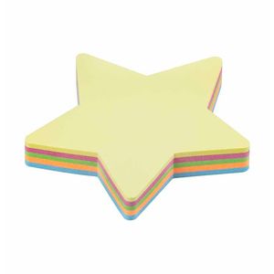 Bloco Adesivo 70x70mm Estrela Pastel 0003 Brw - 1UN