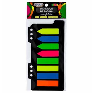 Marcador de Página 12x44mm Neon FL0003 Brw - 1UN