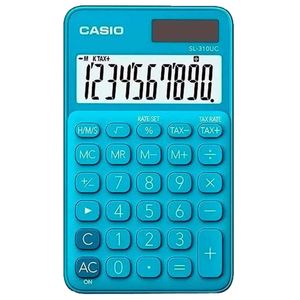 Calculadora Bolso 10 Digitos Azul Sl-310Uc-Bu / Un / Casio