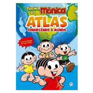 Atlas Turma da Mônica Conhecendo o Mundo 1189 Ciranda cultural - UN