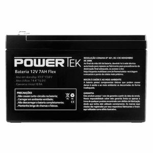 Bateria 12V 7Ah Flex En012 / Un / Powertek