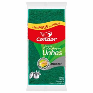 Esponja Multiuso Proteção para Unhas 1554 Condor - 3UN
