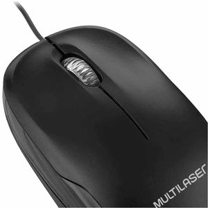 Mouse USB 1200 DPI Box Preto MO255 Multilaser - UN