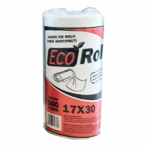 Sacola Bobina 17x30 Picotada Rolo 0083 Ecoroll - RL