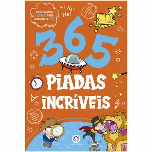 Livro Infantil 365 Piadas Incriveis Ciranda cultural - UN