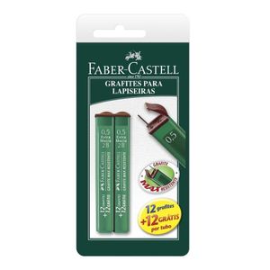 Grafite 0.5mm 2B Estojo com 24 Minas SM/TMG052B Faber-castell - 2TB