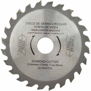Disco Serra Circular 20x110x24T 2804 Fertak - UN