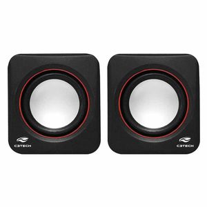 Caixa de Som 3W Rms 2.0 Speaker Preto Sp301Bk C3 tech - UN