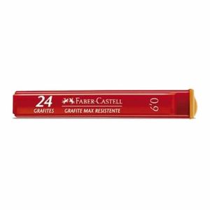 Grafite 0,9mm B Estojo com 24 Minas 924B Faber-castell - TB