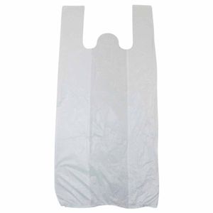 Sacola Camiseta 38x48cm Branca 4495 Hiperroll - 1000UN