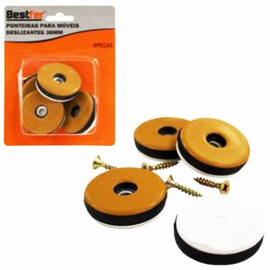 Ponteira para Pes de Moveis 38mm Bfh2259 Bestfer - 4UN