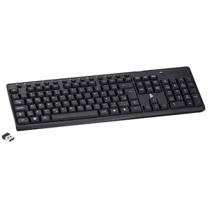 Teclado Abnt Sem Fio Office Preto 0081 5+ - UN