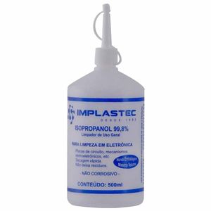 Álcool Isopropílico 99,8% 500 ML Implastec - UN