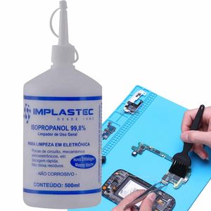 Álcool Isopropílico 99,8% 500 ML Implastec - UN