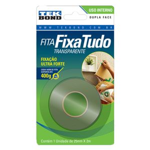 Fita Dupla Face Acrilica 25mmx2m 5202 Tek bond - UN