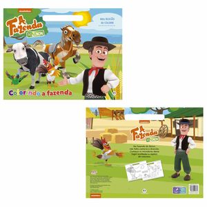 Livro Infantil Colorindo A Fazenda 3718 Ciranda cultural - UN