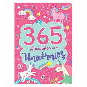 Livro Infantil 365 Atividades com Unicórnios 9797 Ciranda cultural - UN