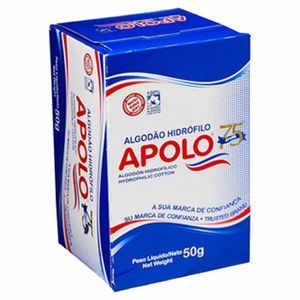 Algodão Hidrófilo 50g 1930 Apolo - UN