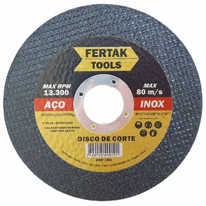 Disco de Corte Inox 180X1.6X22mm 2814 Fertak - UN