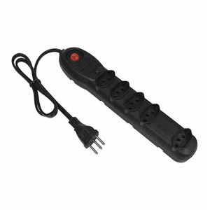Protetor de Rede Eletrica 5T 6 Metros Padrão Preto Bivolt 7203 Force line - UN
