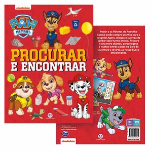 Livro Infantil Patrulha Canina Procurar Encontrar 9989 Ciranda cultural - UN