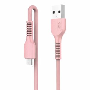 Cabo Micro USB 2.4 (1M) Rosa VQ-D88 | UN | Miccell