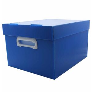 Caixa Organizadora Grande The Bestbox Fosca Azul 2309 Polibras - UN