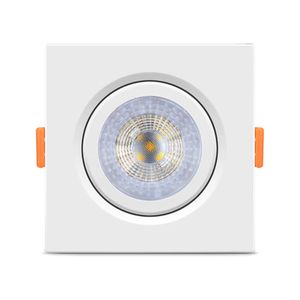 Luminaria Led Ecospot 5w 6500k Quadrada Mr16 Elgin - UN