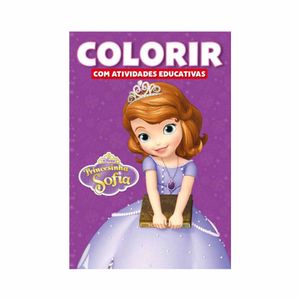 Livro Infantil Colorir Princesinha Sofia 6879 Bicho esp. - UN