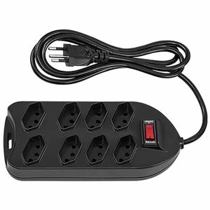 Filtro Linha 8 Tomadas Bivolt Preto 4824004 Intelbras - UN