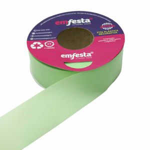 Fita Presente Lisa 30mmx50m Candy Mint 0027 Emfesta - RL