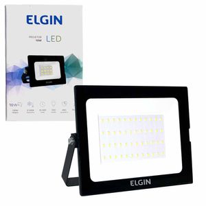 Refletor Led 50W 6500K Preto Elgin - UN