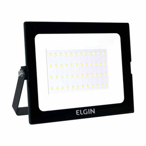 Refletor Led 50W 6500K Preto Elgin - UN