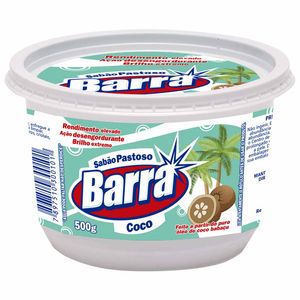 Sabão de Coco Pastoso 500 G | UN | Barra