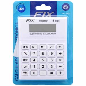 Calculadora Média  8 Dígitos FXC25021 | UN | FIX